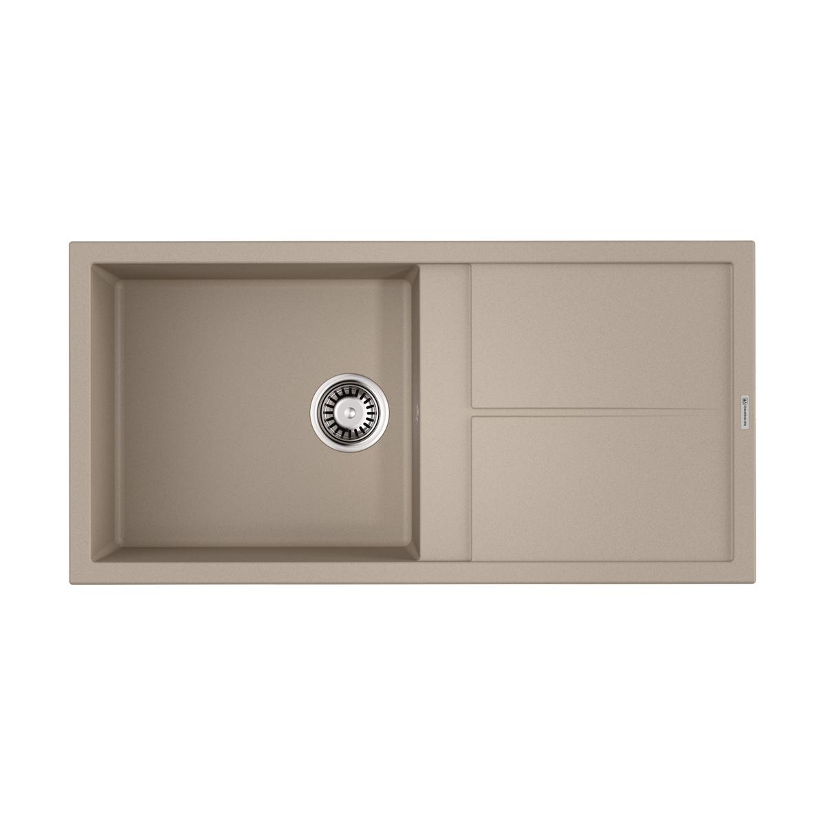 Врезная кухонная мойка Omoikiri Sumi 100-SA бежевый 4993656