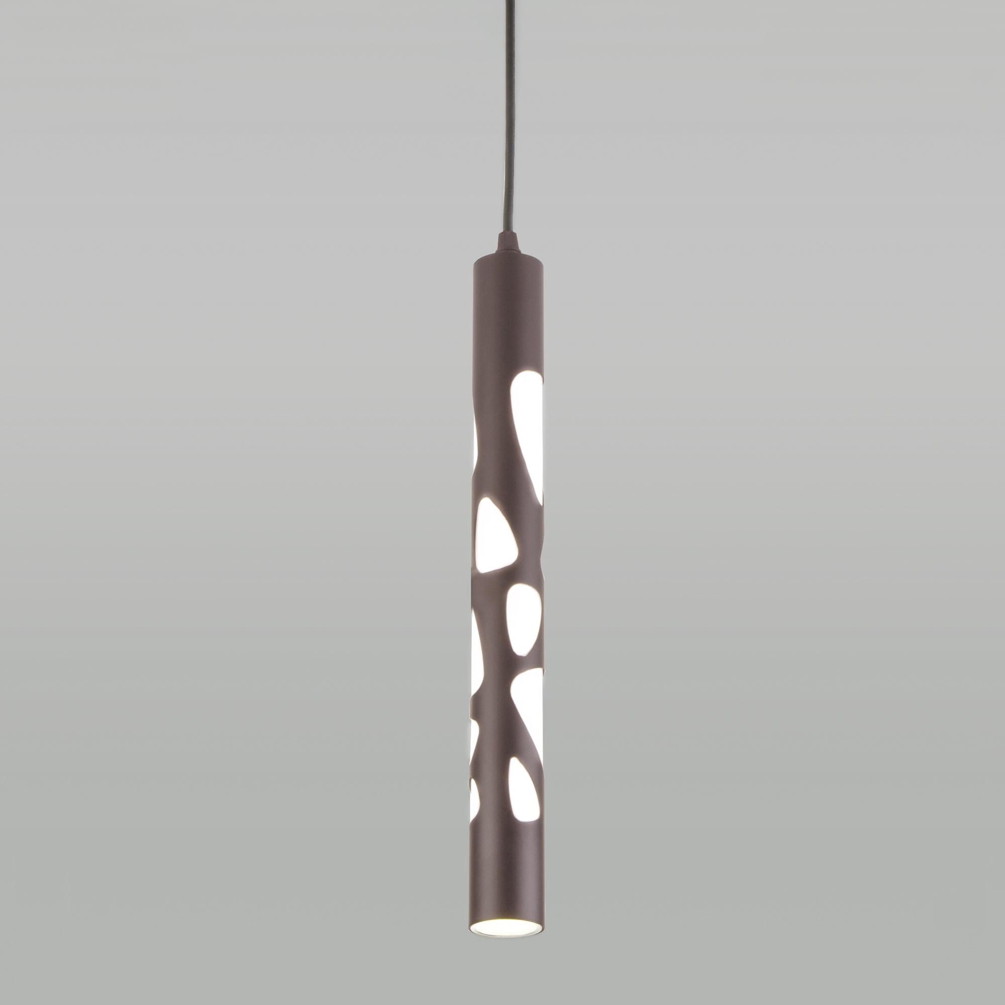 Подвесной светодиодный светильник DLR037 12W Eurosvet 4200K кофейный