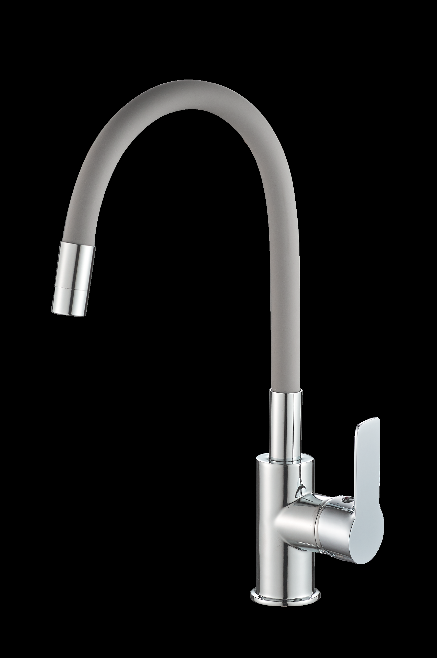 Смеситель для кухонной мойки с гибким изливом Rush Siple SI7335-60Grey