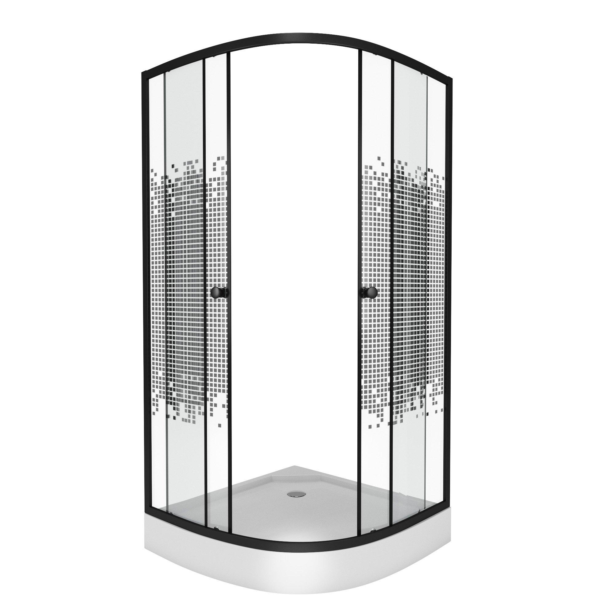Душевой уголок Niagara Eco _0031452B 80х80 низкий поддон (2 места)