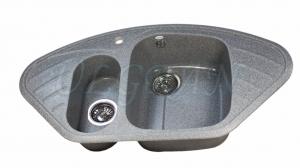 Мойка кухонная ULGRAN U-105 темно-серая
