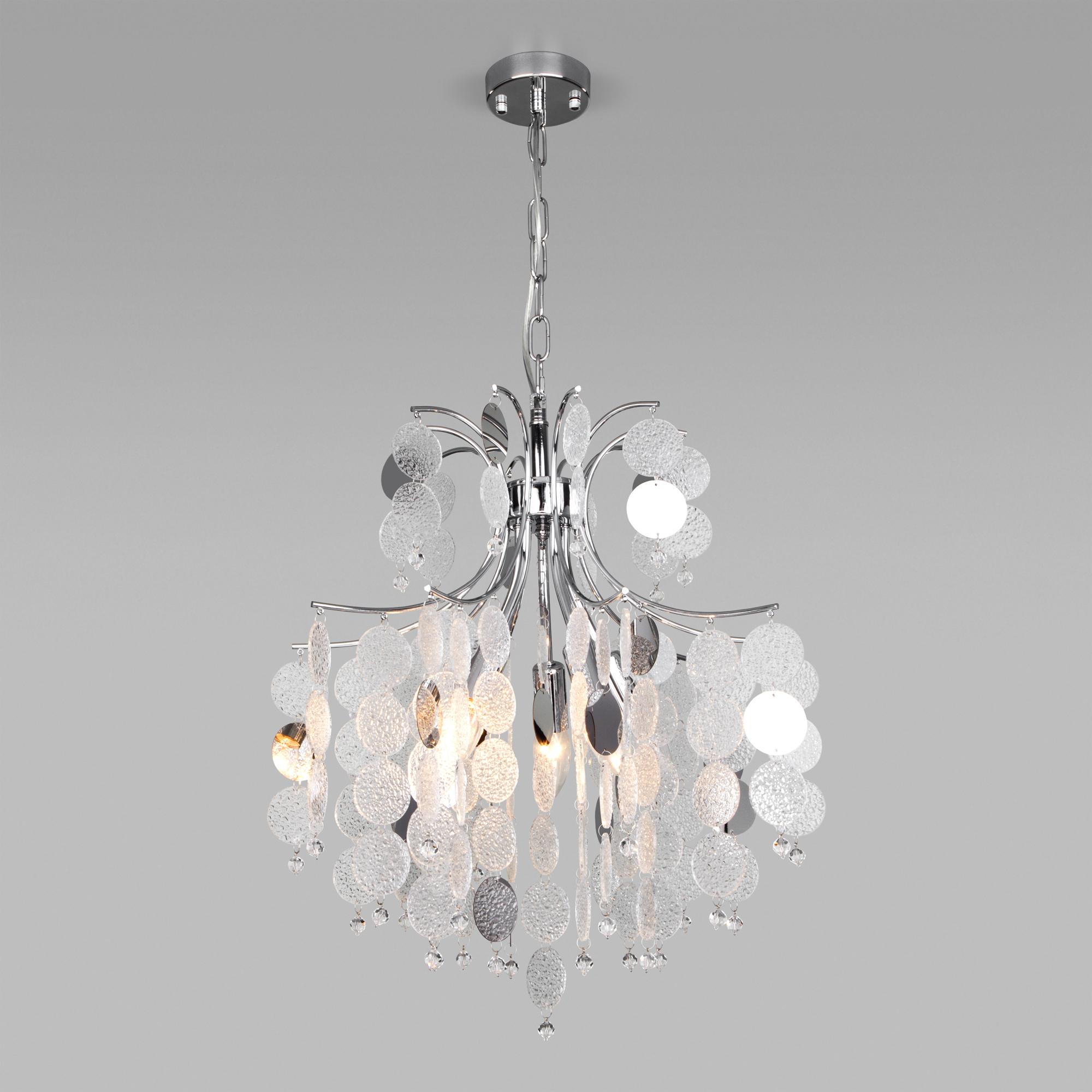 Подвесная люстра Bogate's Умный дом 335/5 хром