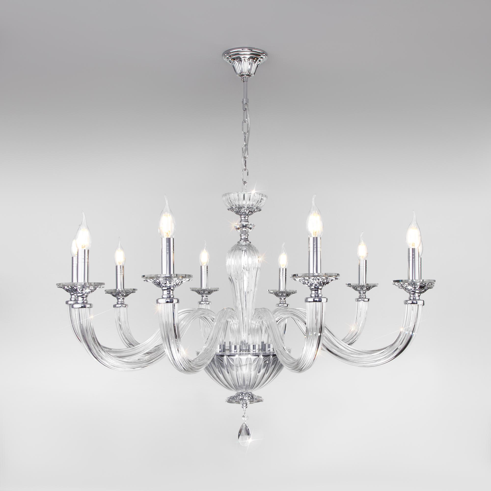 Подвесная люстра Bogate's Умный дом 338/10 хром