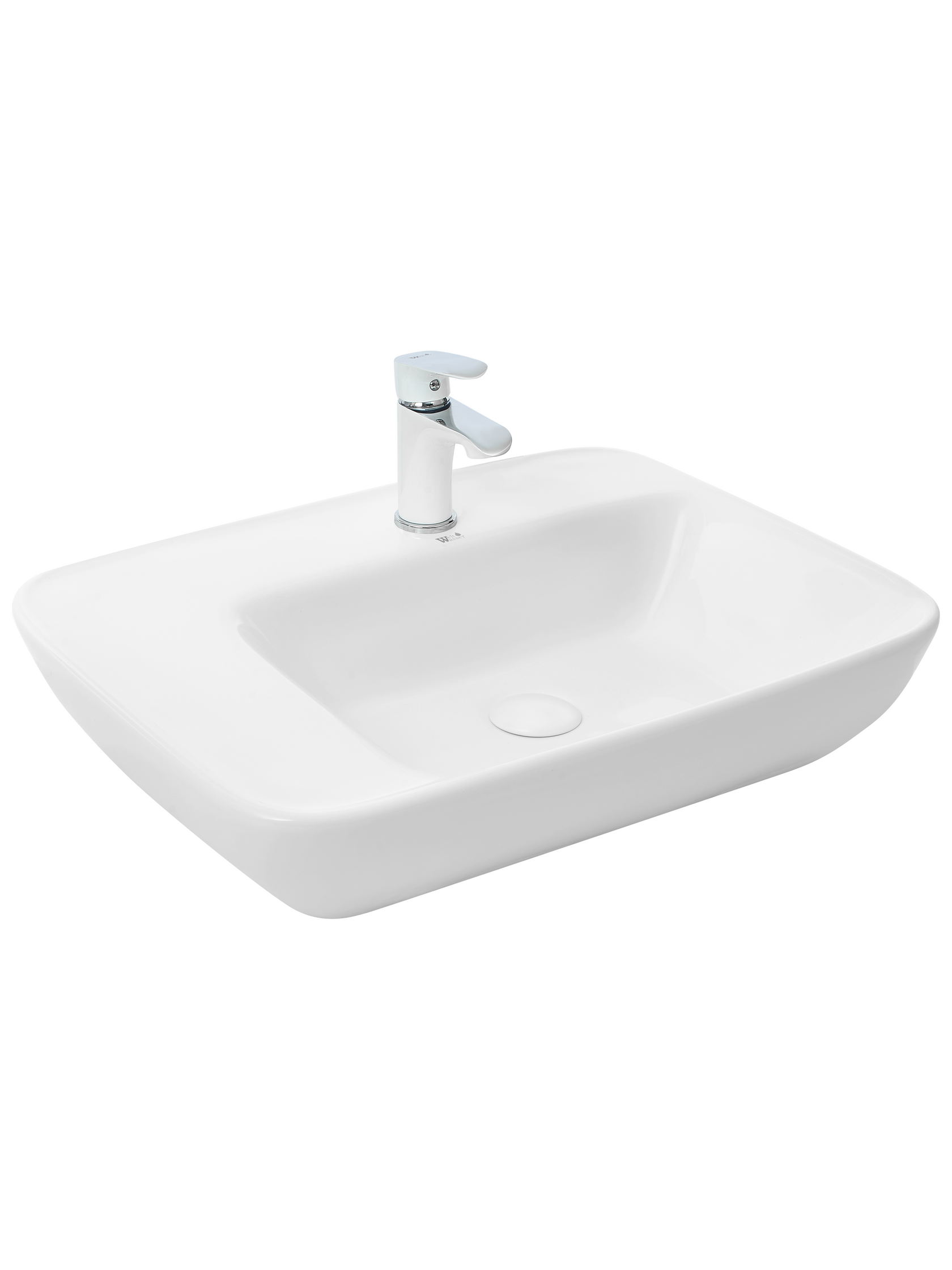 Раковина накладная WeltWasser 57.5х43.5х13.5 WW Elbach 1004 10000004594 белая