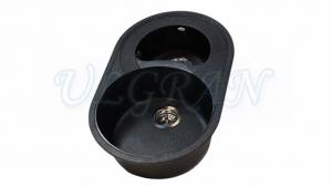 Мойка кухонная ULGRAN U-504 черная