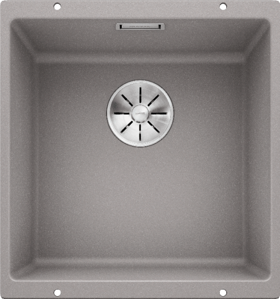 Врезная кухонная мойка Blanco SUBLINE 400-U SILGRANIT PuraDur алюметаллик