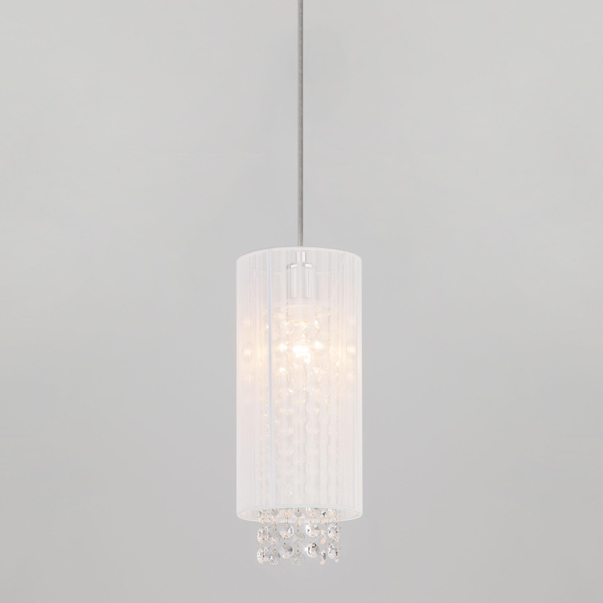 Подвесной светильник с хрусталем Eurosvet 1188/1 хром