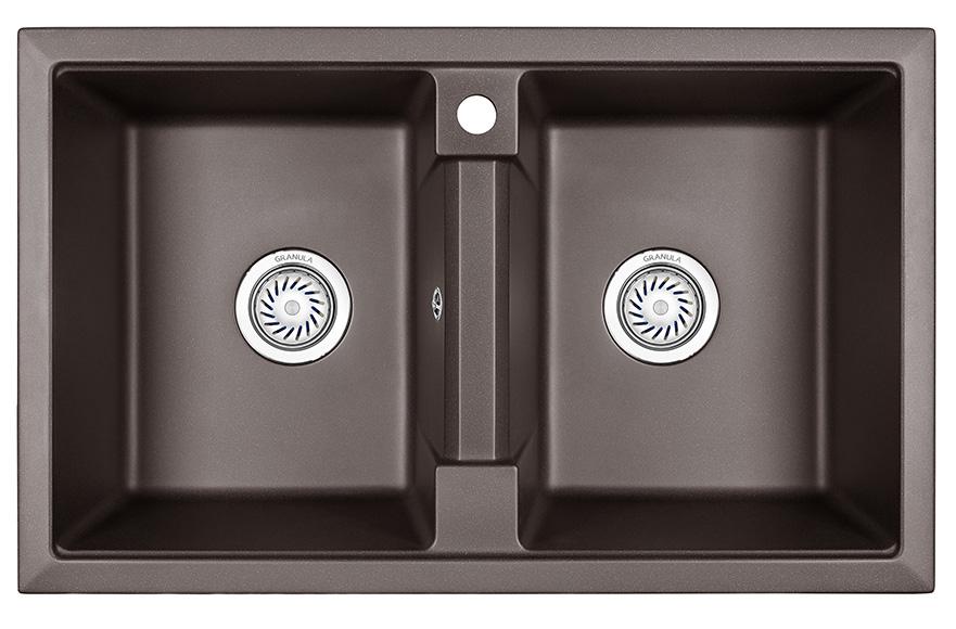 Врезная кухонная мойка Granula 8101 эспрессо