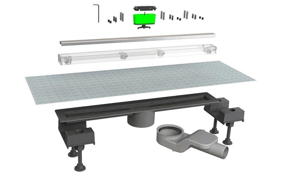 Душевой лоток Bonomini CANALISSIMA 6825WX40SWZ