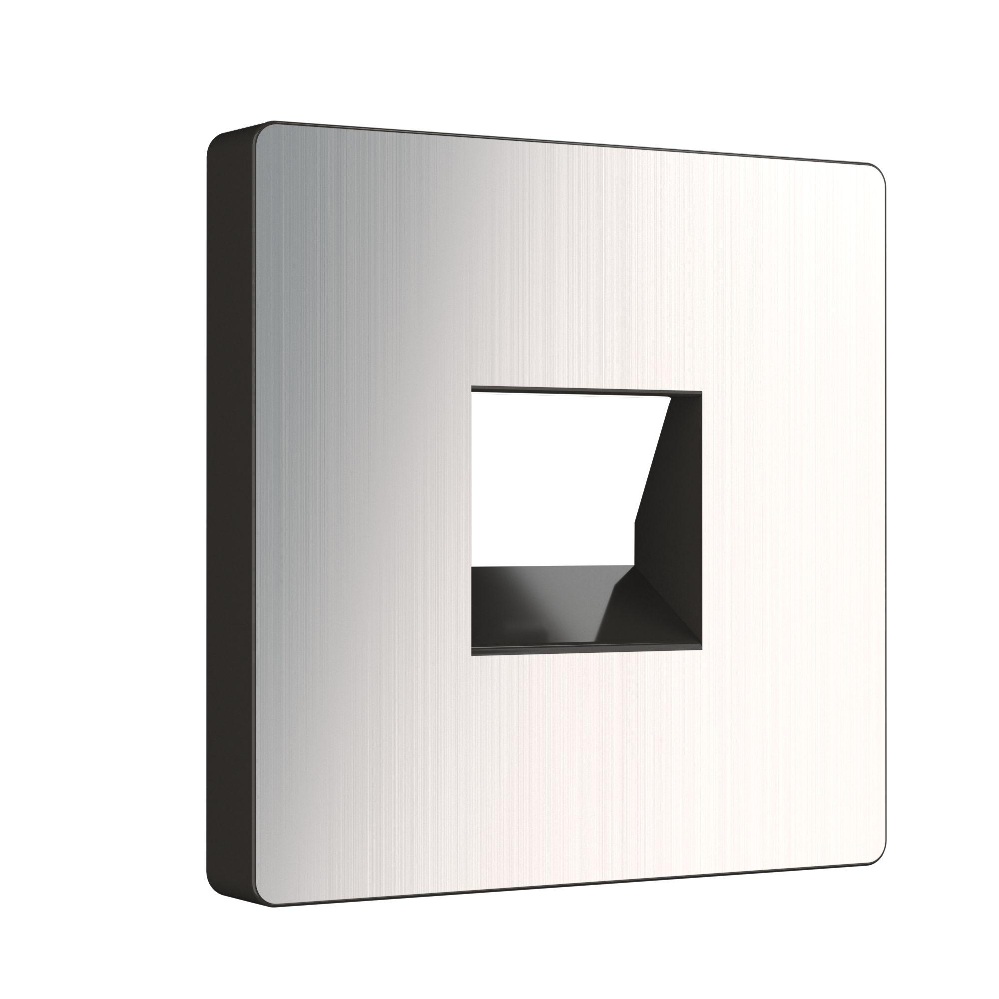 Накладка для RJ45 и RJ11 глянцевый никель Werkel WL02-RJ-CP