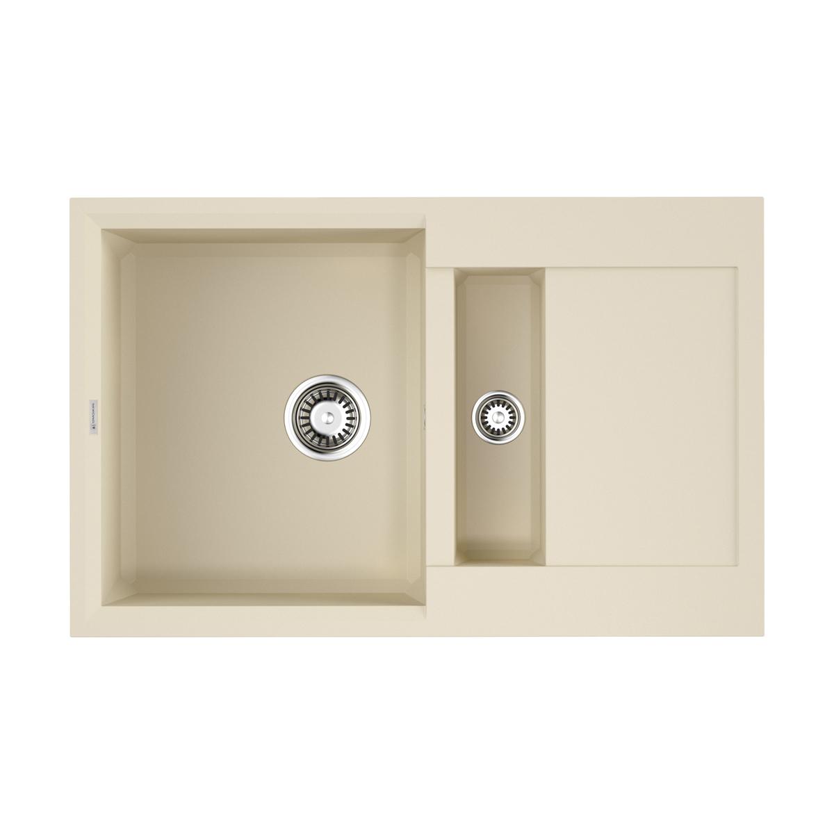 Врезная кухонная мойка Omoikiri Sakaime 78-2-BE ваниль 4993115