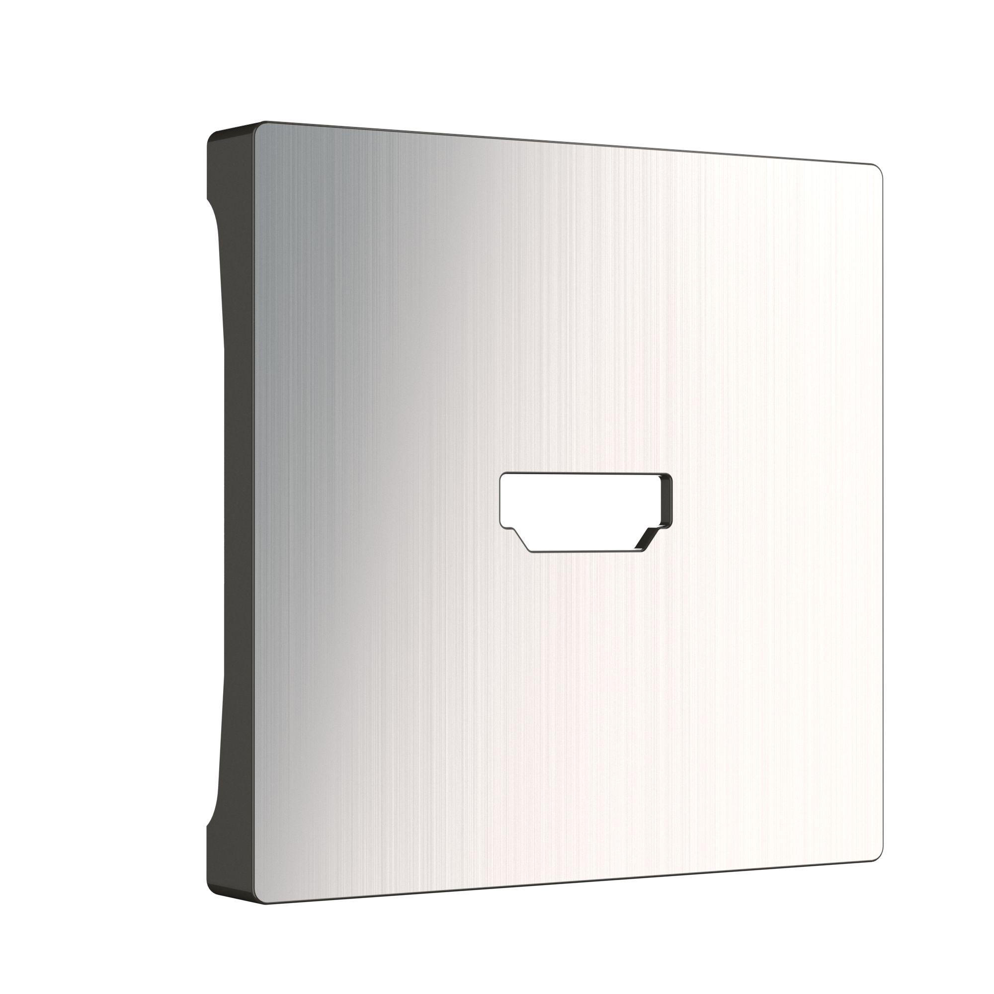 Накладка для розетки HDMI глянцевый никель Werkel WL02-HDMI-CP