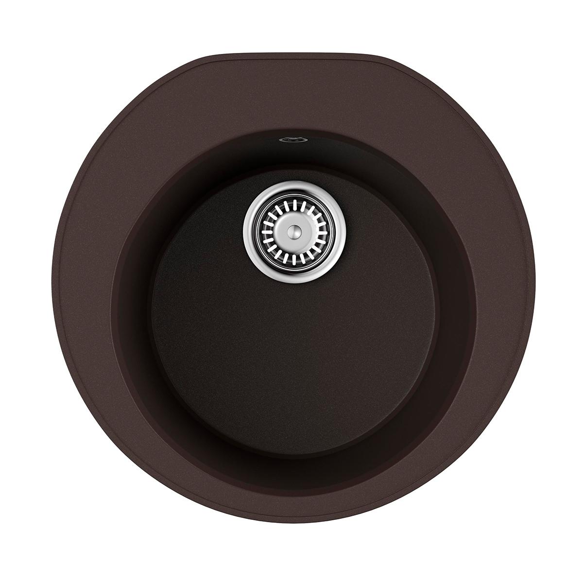 Врезная кухонная мойка Omoikiri Miya 50R DC темный шоколад 4993507