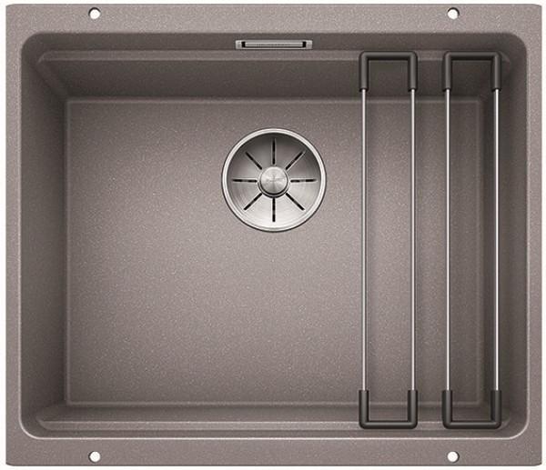 Врезная кухонная мойка Blanco ETAGON 500-U SILGRANIT PuraDur алюметаллик