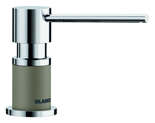  Дозатор для жидкого мыла Blanco Lato хром/серый беж 525816