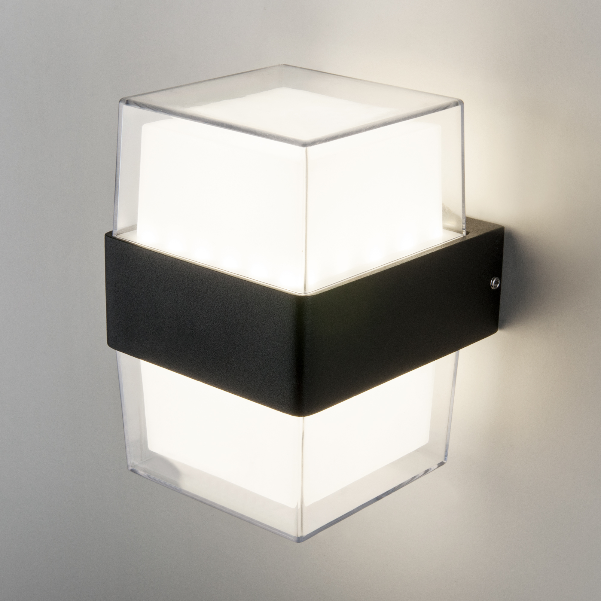 Уличный настенный светодиодный светильник Elektrostandard 1519 TECHNO LED Maul черный