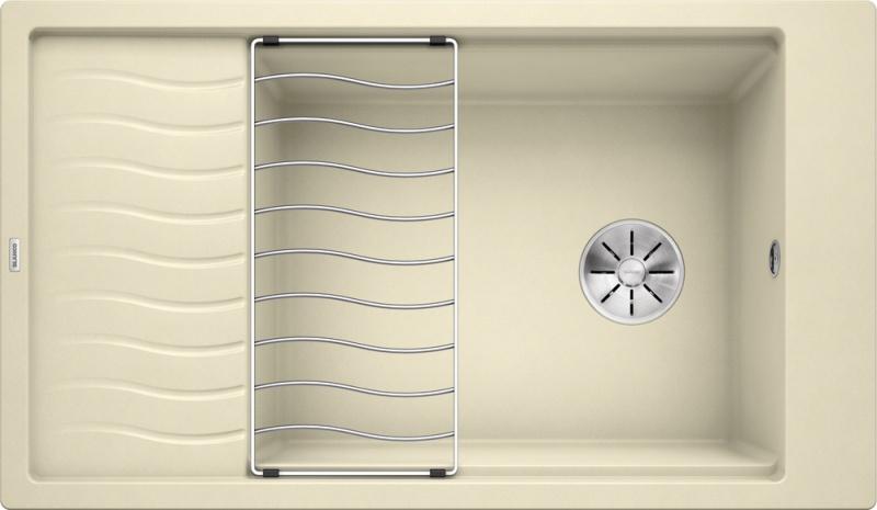 Врезная кухонная мойка Blanco ELON XL 8 S SILGRANIT PuraDur жасмин