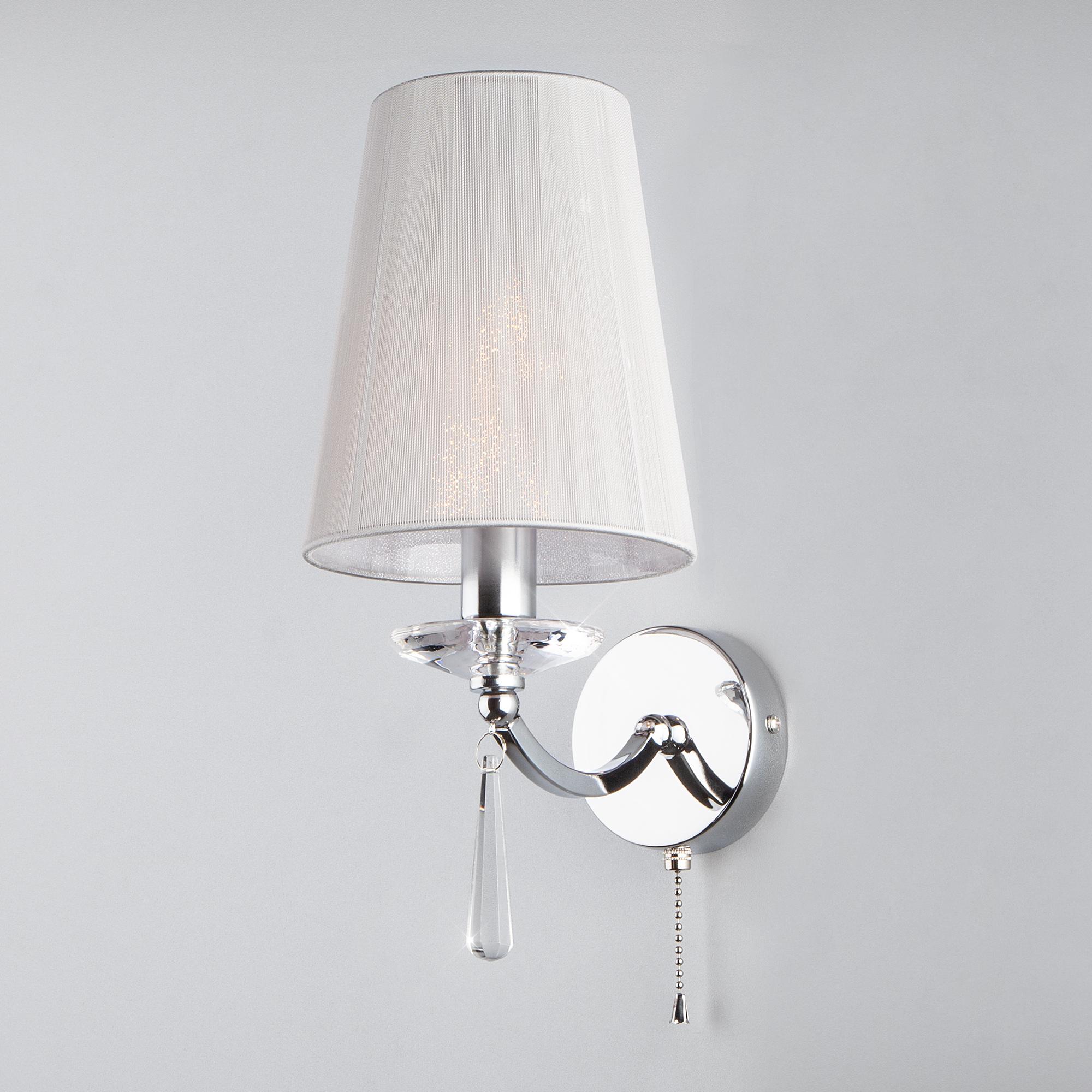 Бра в классическом стиле с хрусталем Eurosvet 60079/1 хром