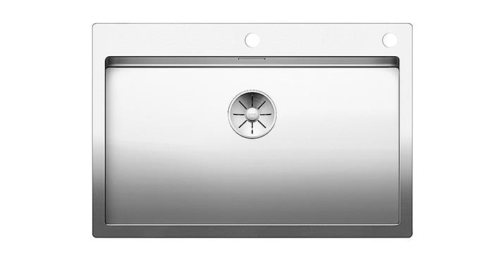 Врезная кухонная мойка Blanco CLARON 700-IF/А нержавеющая сталь