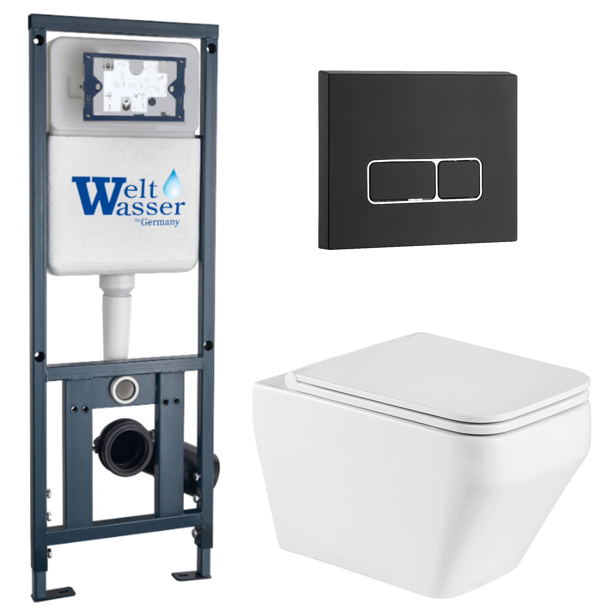 Комплект WeltWasser 10000011680 Hofbach 041 GL-WT + Marberg 410 + Marberg 410 SE MT-BL