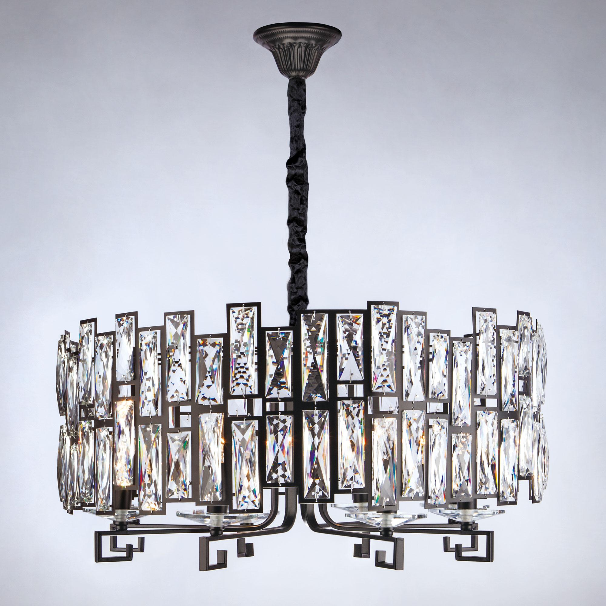 Подвесная люстра Bogate's Умный дом 352/8 черный