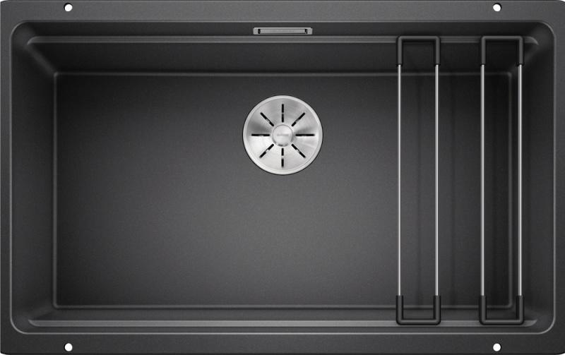 Врезная кухонная мойка Blanco ETAGON 700-U SILGRANIT PuraDur антрацит