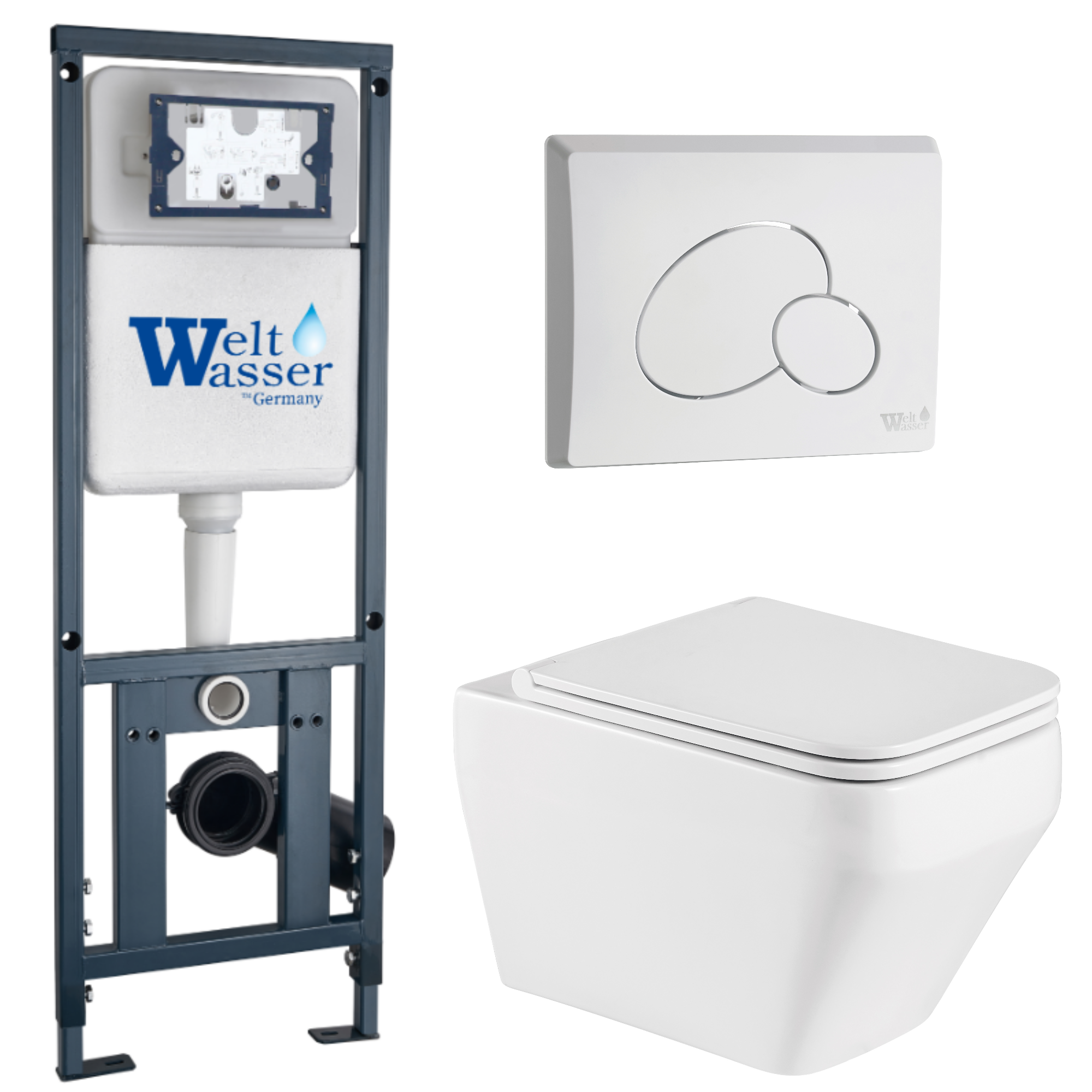 Комплект WeltWasser 10000011676 Hofbach 041 GL-WT + Marberg 410 + Marberg 410 RD GL-WT
