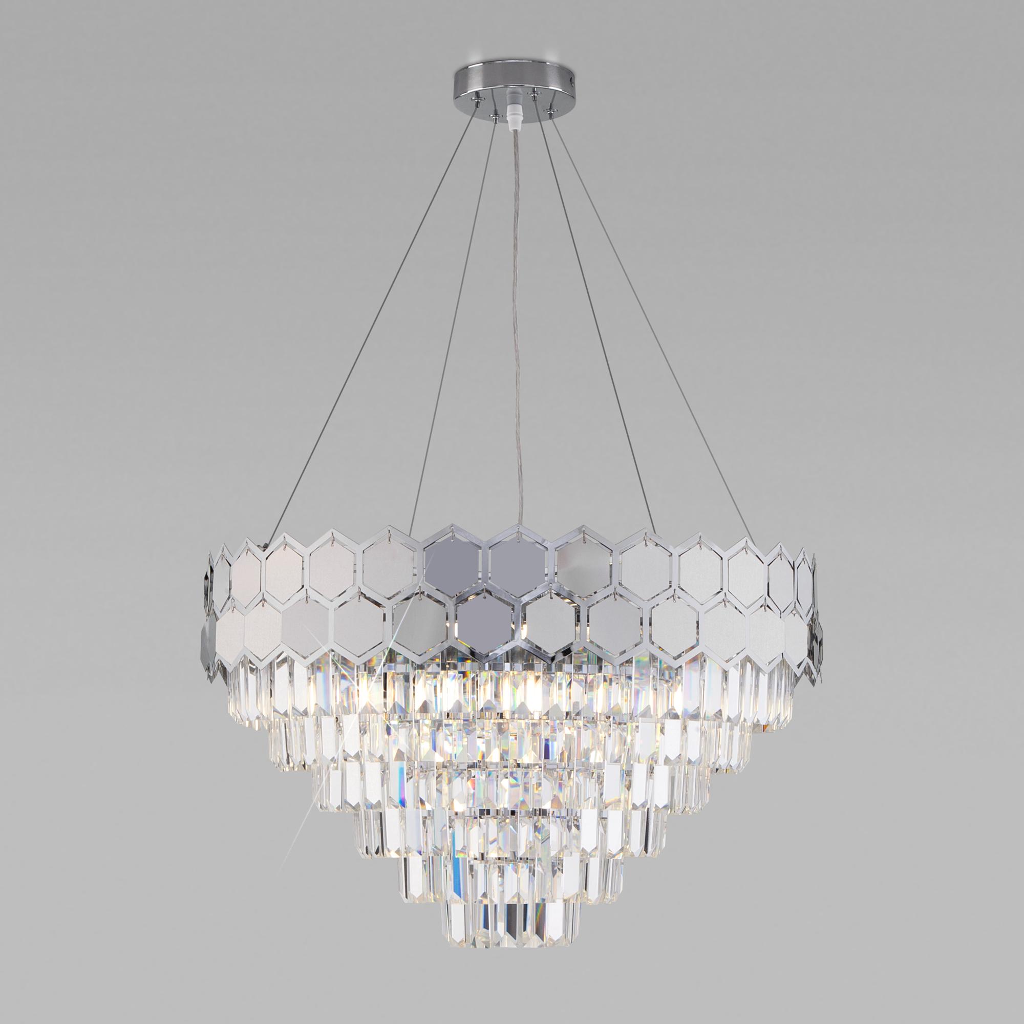 Подвесная люстра Eurosvet Умный Дом 10124/8 хром