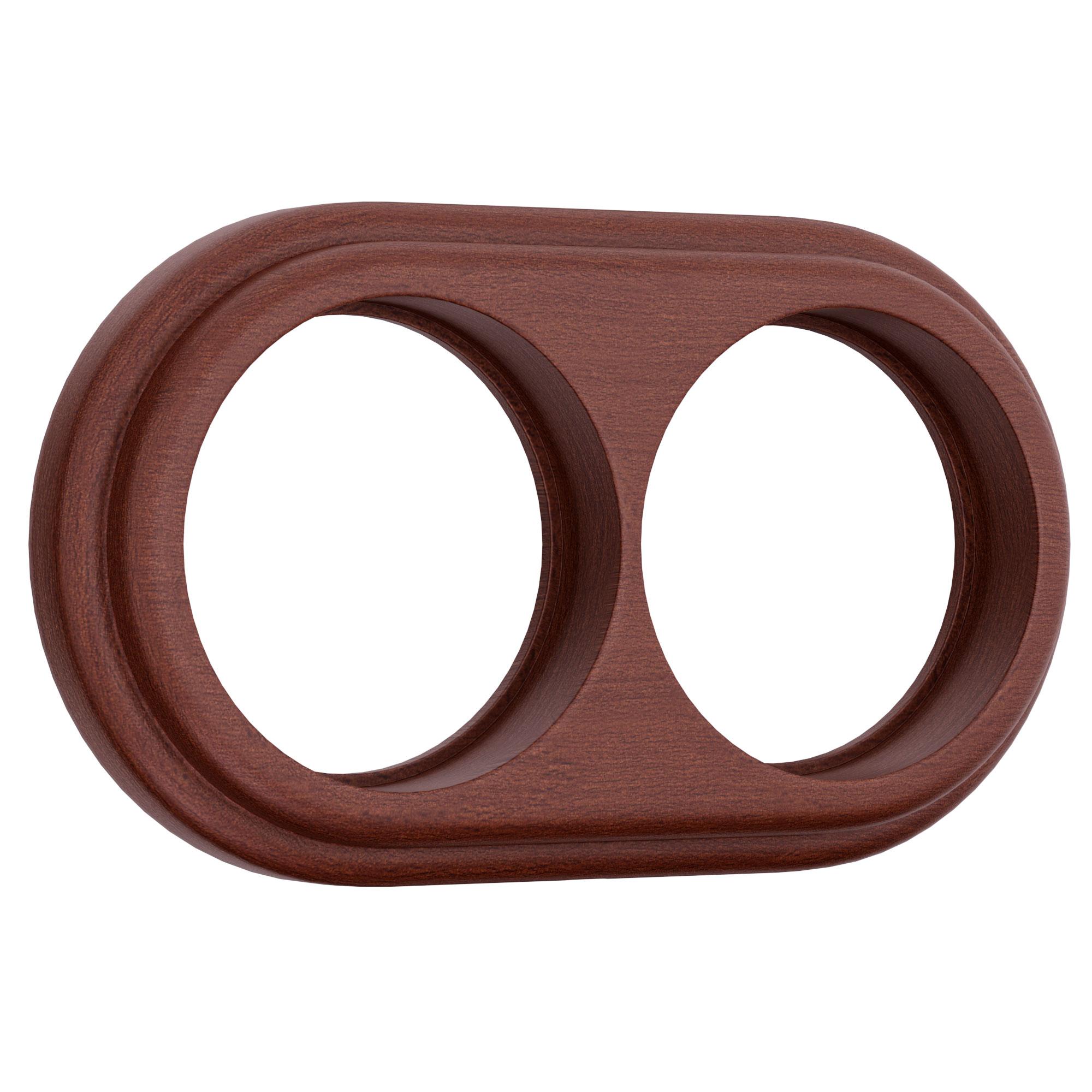 Рамка на 2 поста итальянский орех Werkel W0025225