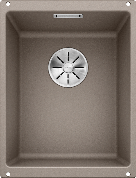 Врезная кухонная мойка Blanco SUBLINE 320-U SILGRANIT PuraDur серый беж