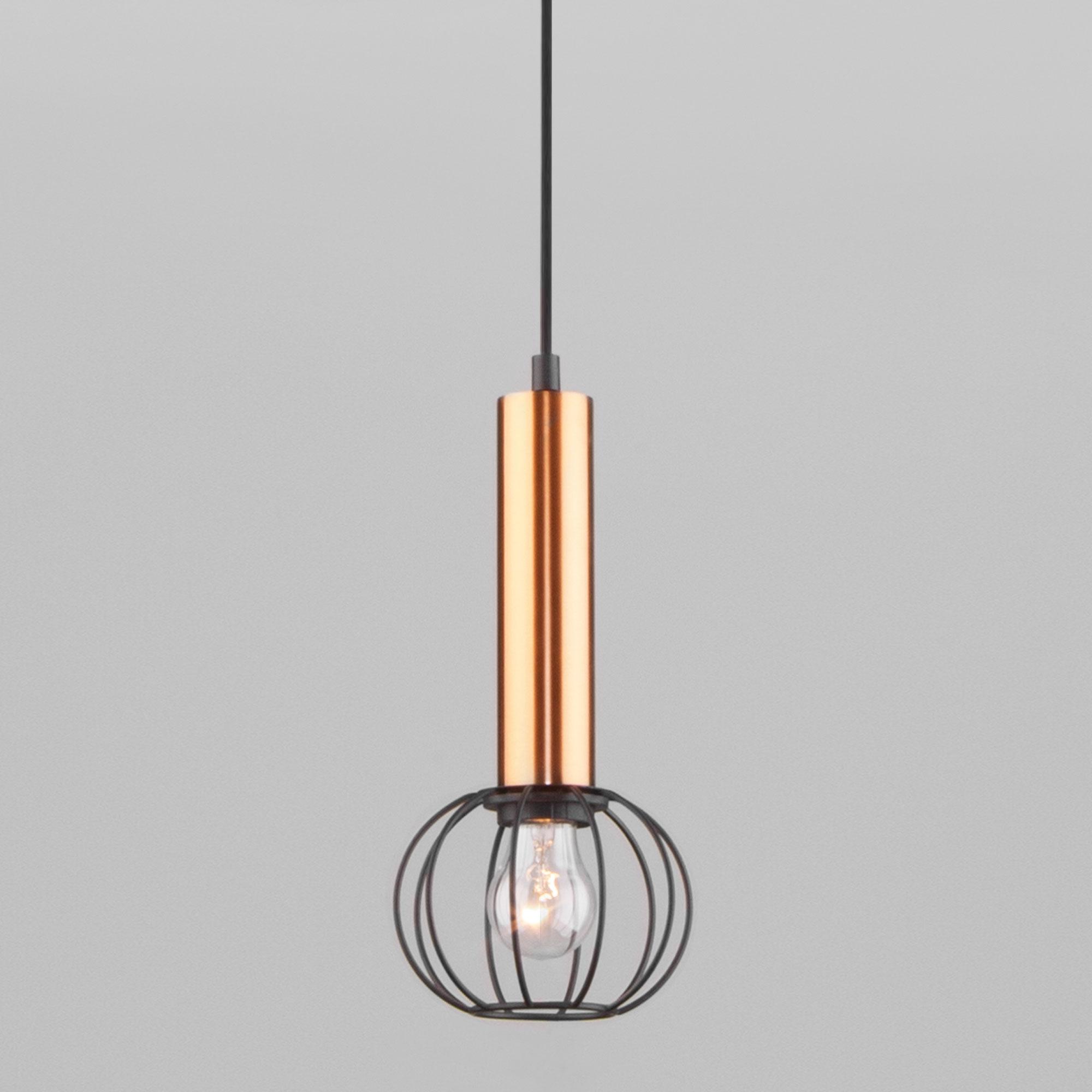 Подвесной светильник Eurosvet  50178/1 черный/бронза