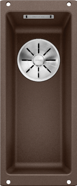 Врезная кухонная мойка Blanco SUBLINE 160-U SILGRANIT PuraDur кофе
