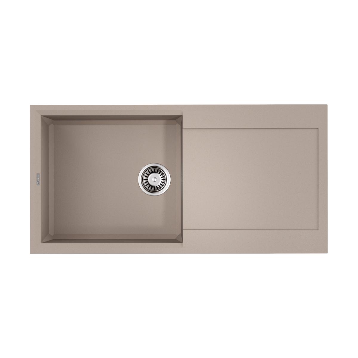 Врезная кухонная мойка Omoikiri Sakaime 100-SA бежевый 4993886