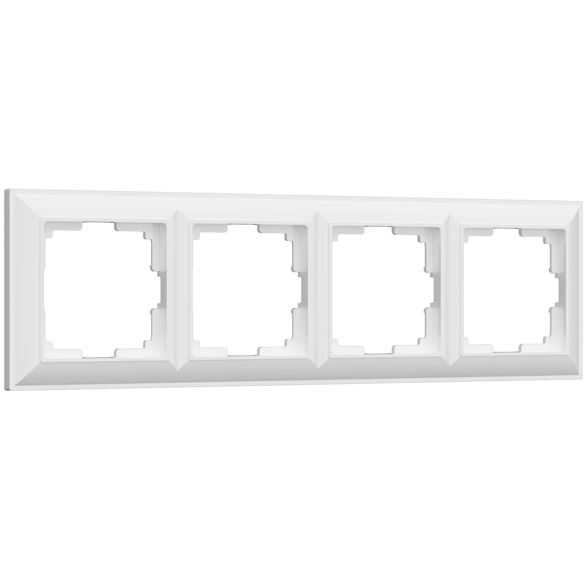 Рамка на 4 поста белый Werkel W0042201