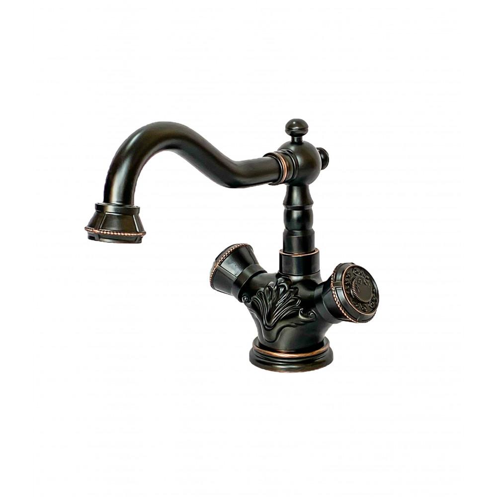 Смеситель для раковины Milacio Almeria черная бронза MC.516.BBR