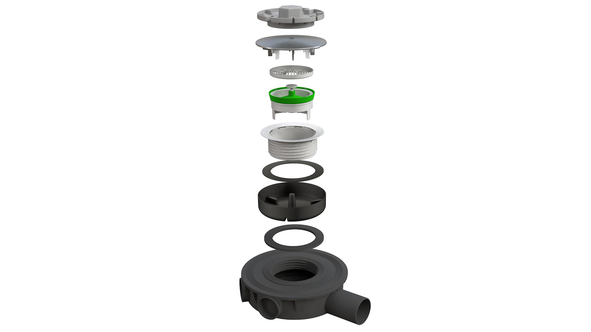 Сифон для душевого поддона Bonomini 5230CR50S7