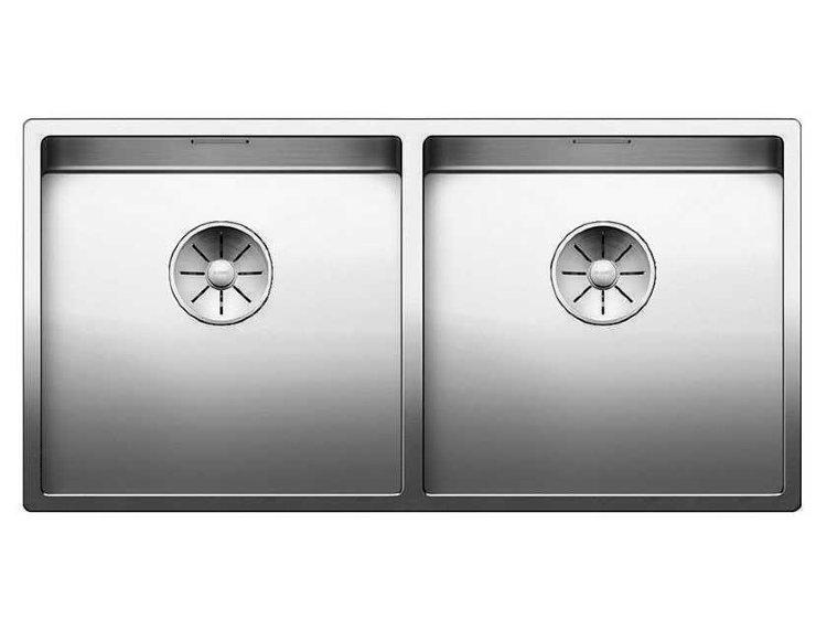 Врезная кухонная мойка Blanco CLARON 400/400-U нержавеющая сталь