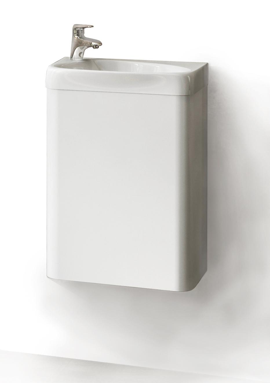 Тумба под раковину Raval Bionica 40 подвесная Bio.01.40/P/W белая