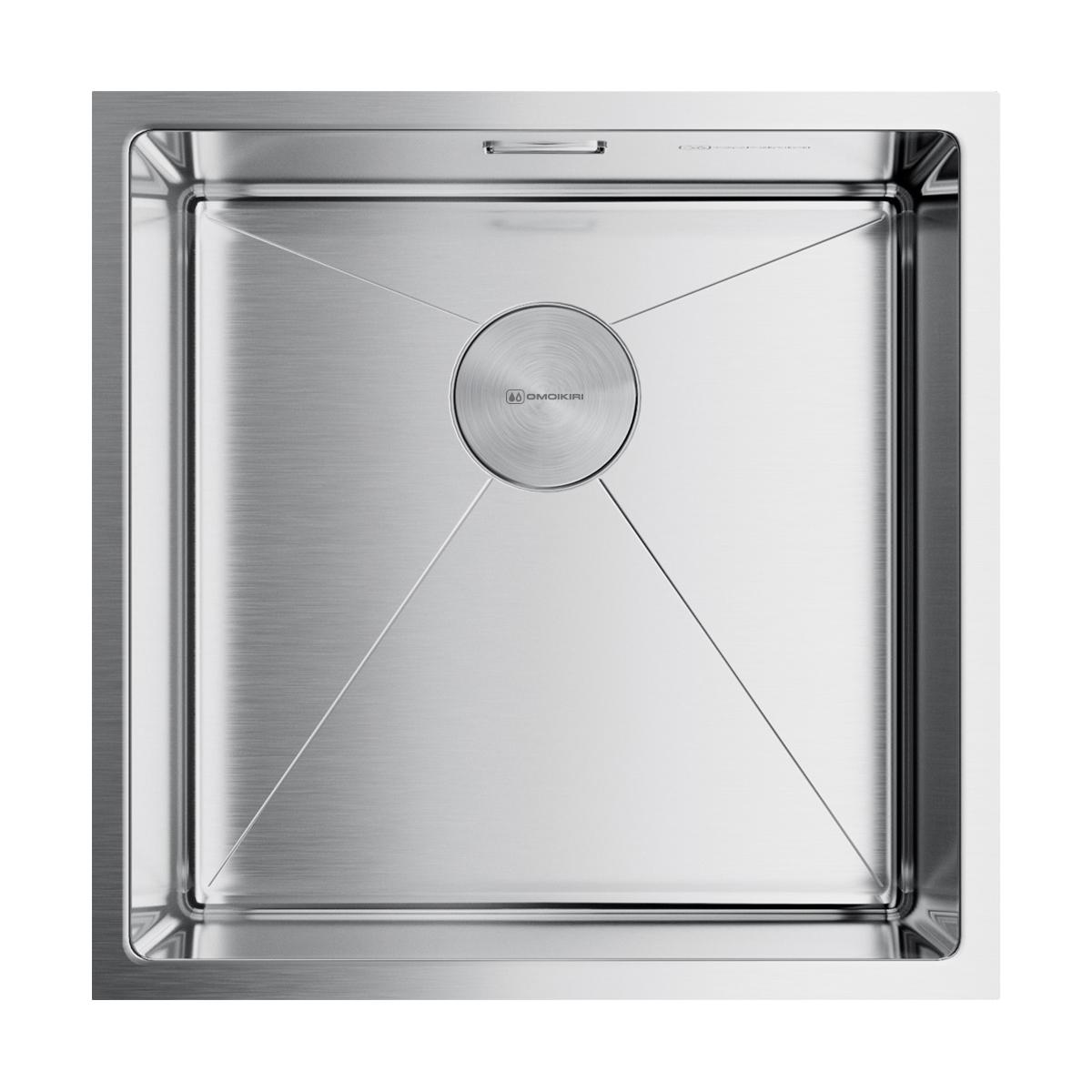 Интегрированная кухонная мойка Omoikiri Taki 44-U/IF-IN нержавеющая сталь 4973044