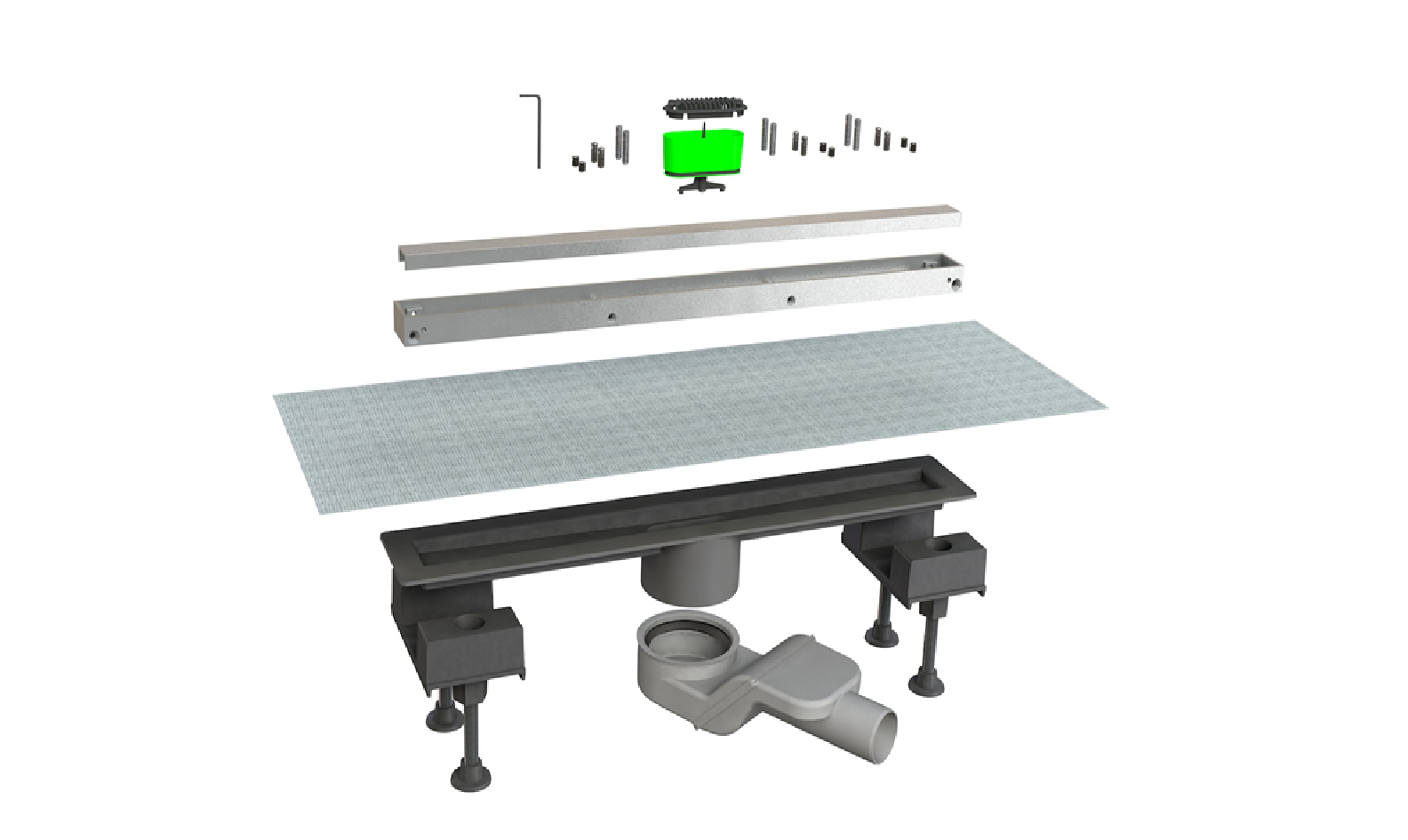 Душевой лоток Bonomini CANALISSIMA 6825WL30SWZ