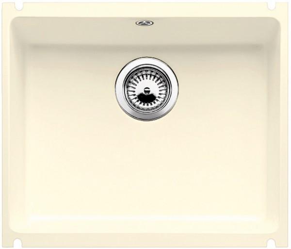 Врезная кухонная мойка Blanco SUBLINE 500-U керамика PuraPlus глянцевый магнолия