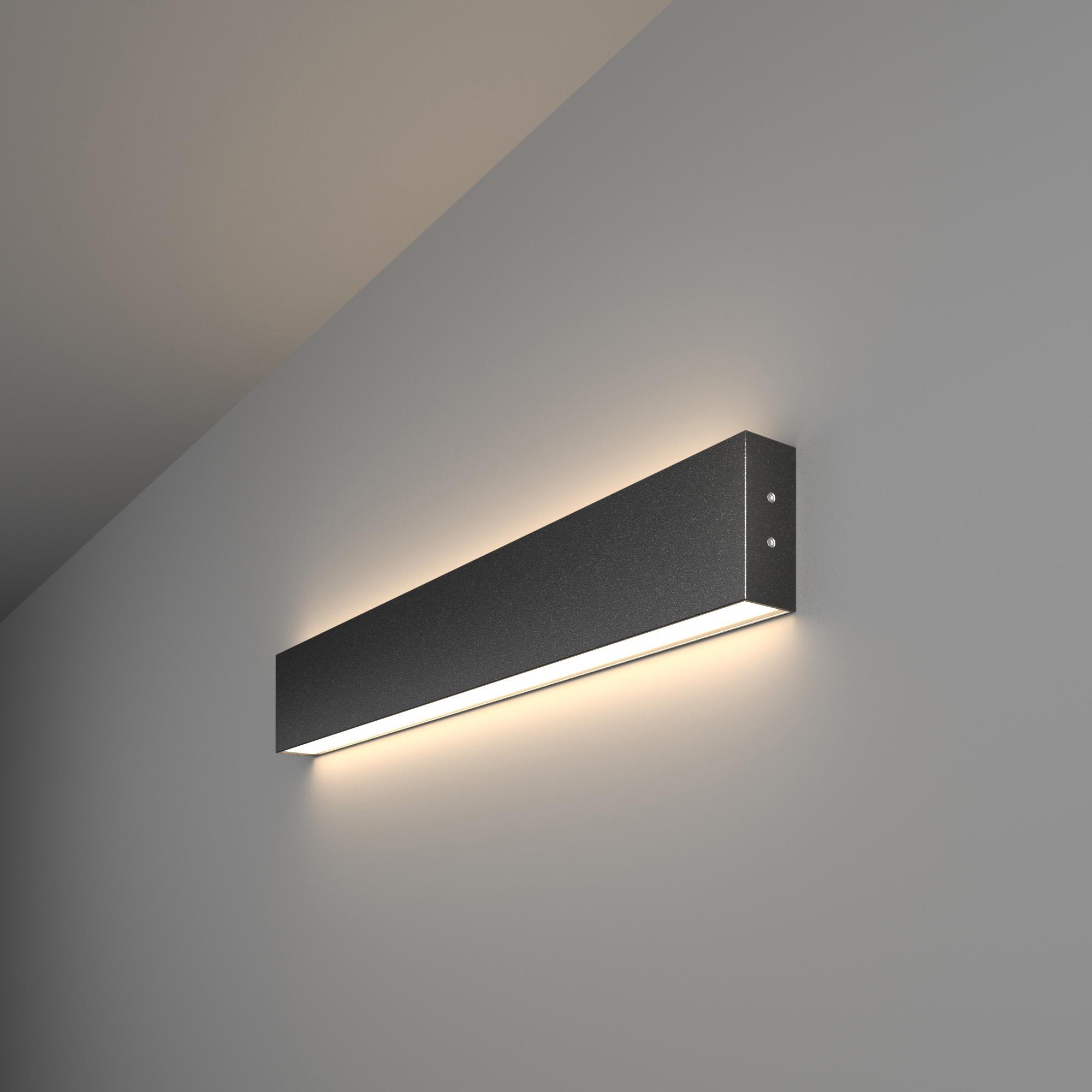 Линейный светильник Elektrostandard Pro 53см 20Вт 4200К черная шагрень 101-100-40-53