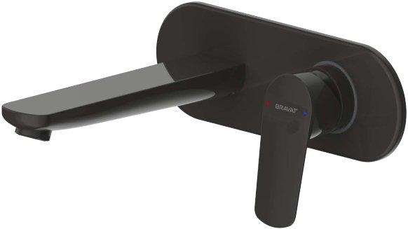 Смеситель для раковины Bravat P8429564BW-ENG черный