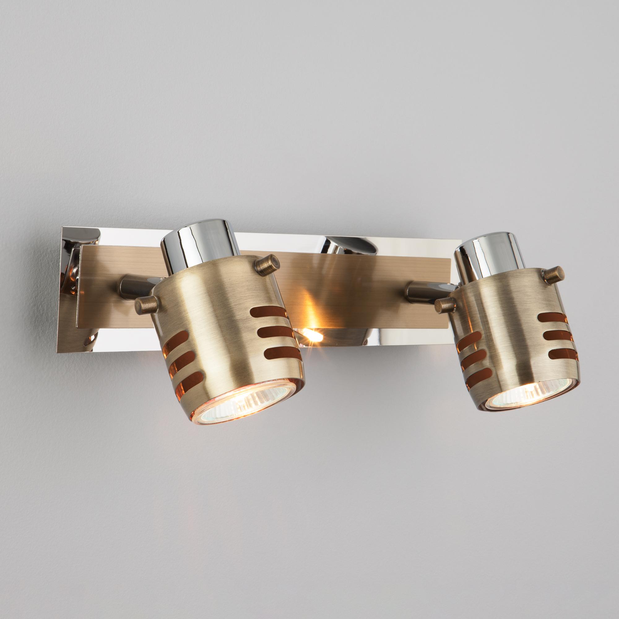 Настенный светильник Eurosvet 23463/2 хром/античная бронза