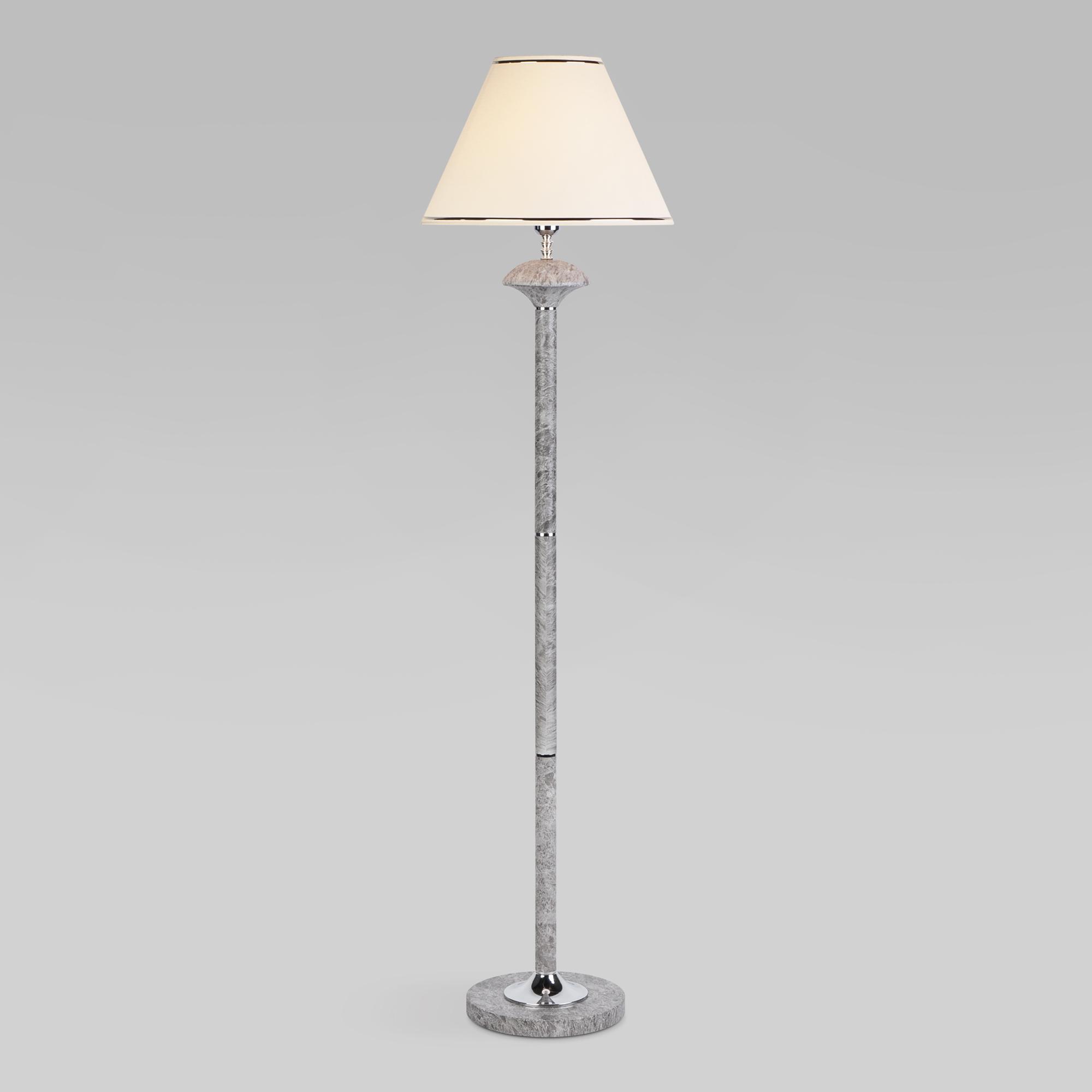 Напольный светильник с абажуром Eurosvet 01086/1 мрамор