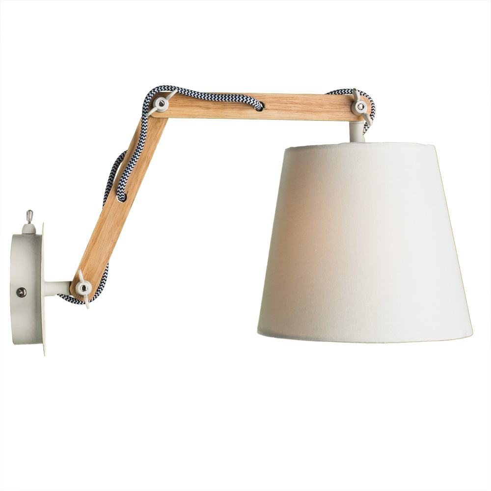 Светильник бра настенный Arte Lamp Pinocchio A5700AP-1WH