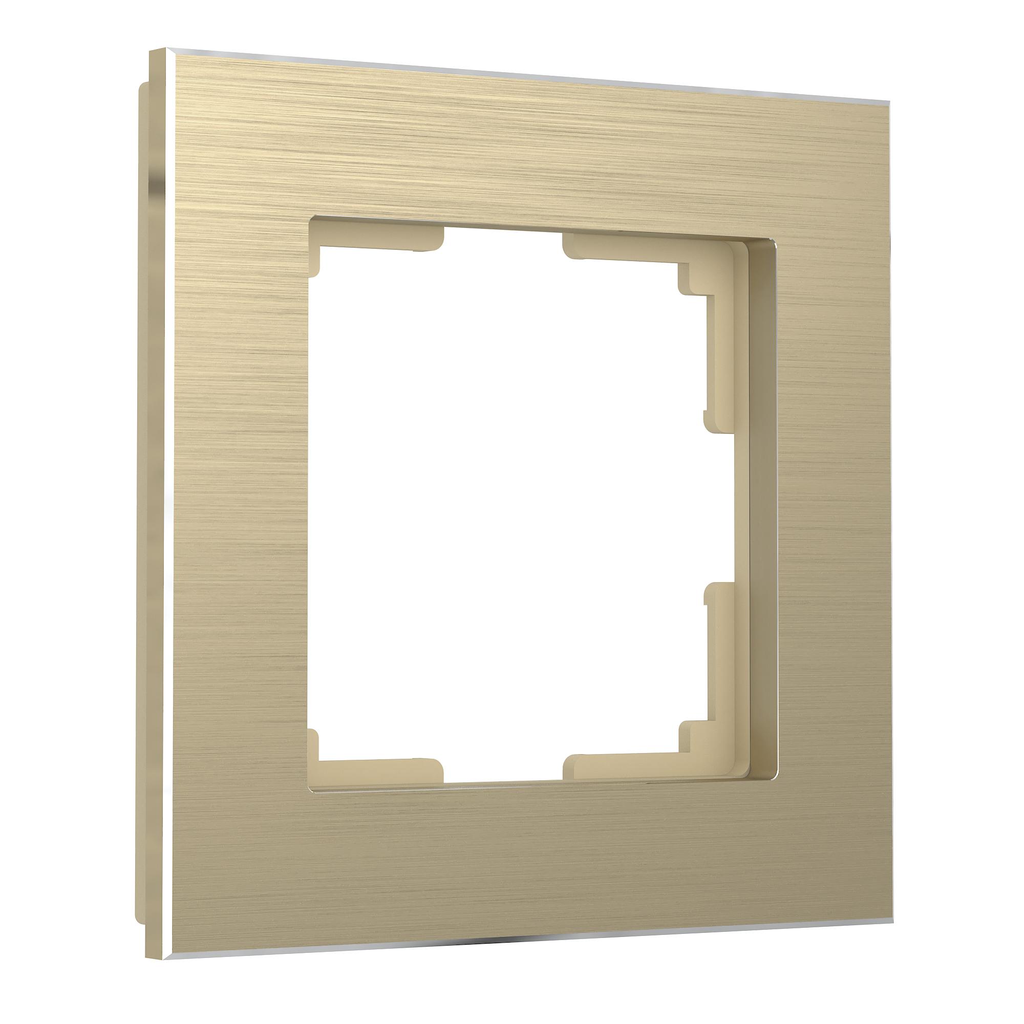 Рамка на 1 пост шампань алюминий Werkel W0011711