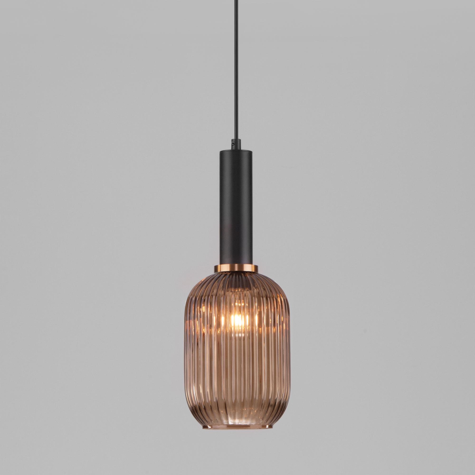 Подвесной светильник Eurosvet  50181/1 янтарь