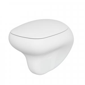 Унитаз подвесной безободковый Ambassador Diamond 123T20101R (53х40.5х37.5) белый, 1 место