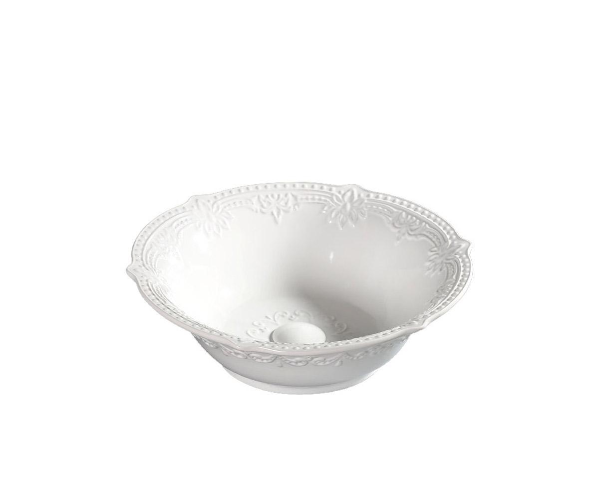 Раковина-чаша на столешницу Bronze de Luxe белая 2421